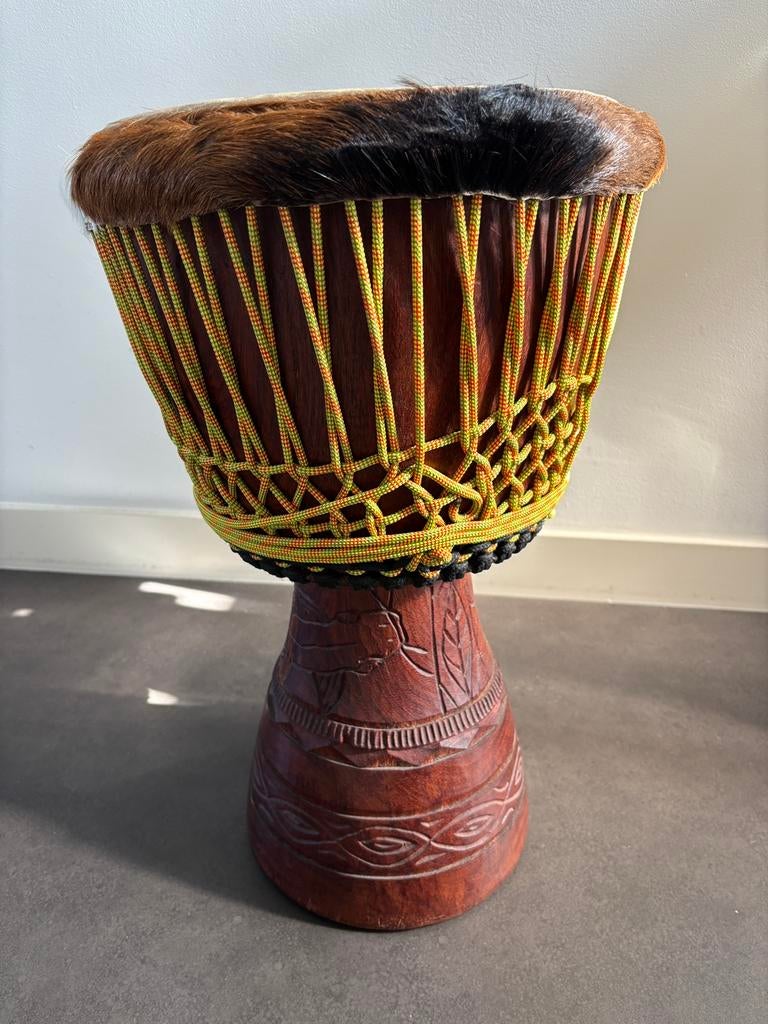 Goede kwaliteit djembé, Muziek en Instrumenten, Percussie, Ophalen, Zo goed als nieuw, Trommel