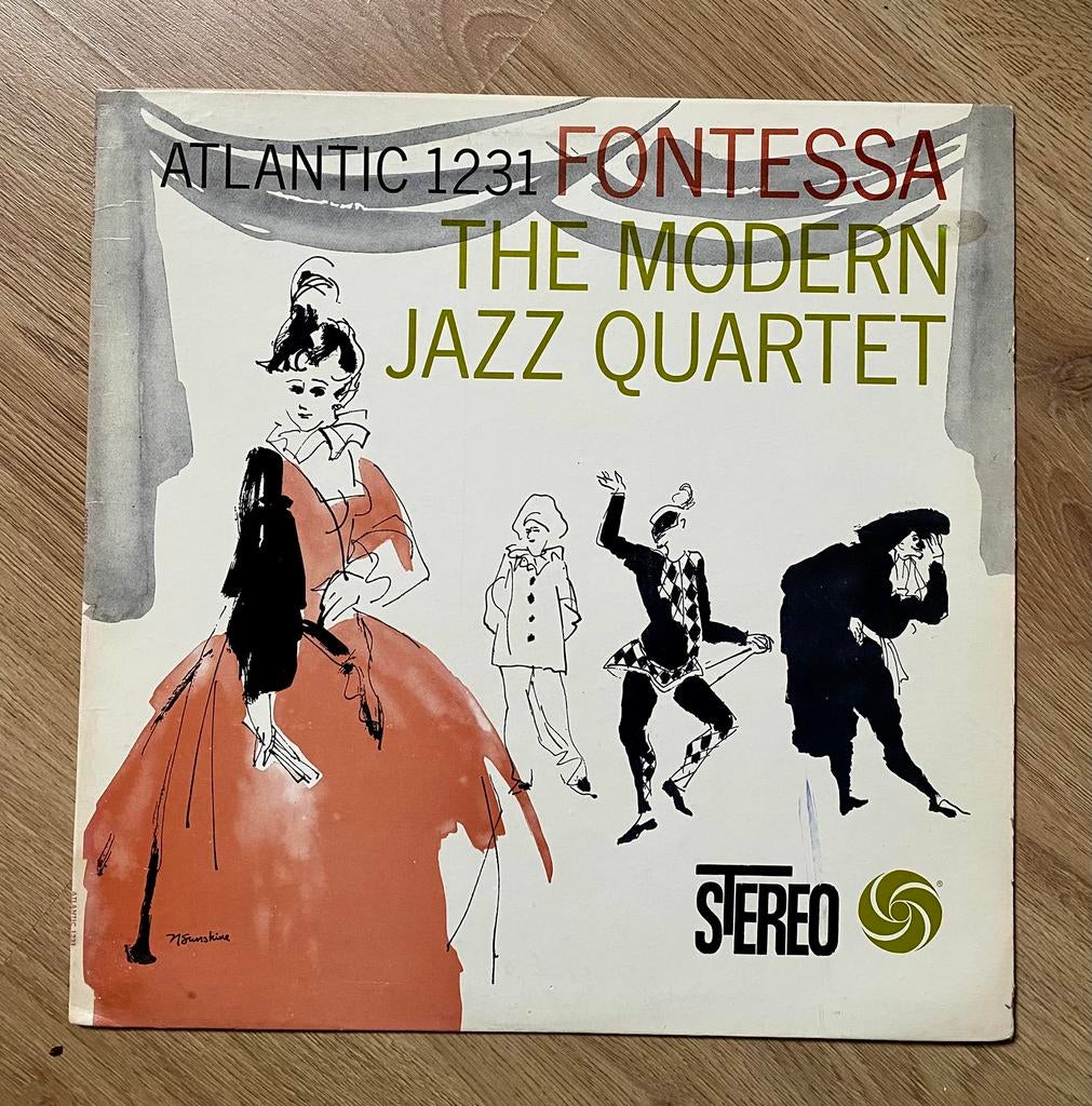 lp: Modern Jazz Quartet - Fontessa, Cd's en Dvd's, Vinyl | Jazz en Blues, Ophalen of Verzenden, Gebruikt, Jazz