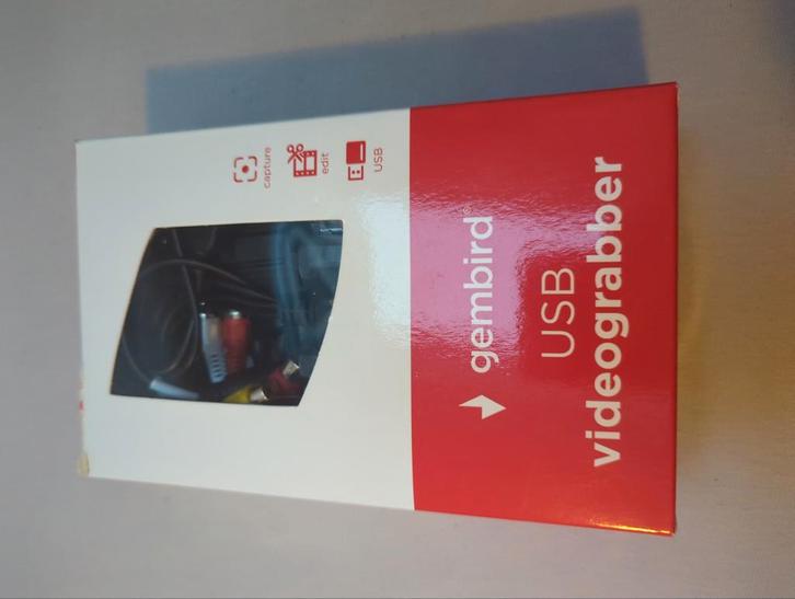 Gembird USB Videograbber - Zo goed als nieuw, incl. doos, Computers en Software, Capture cards, Zo goed als nieuw, Ophalen of Verzenden