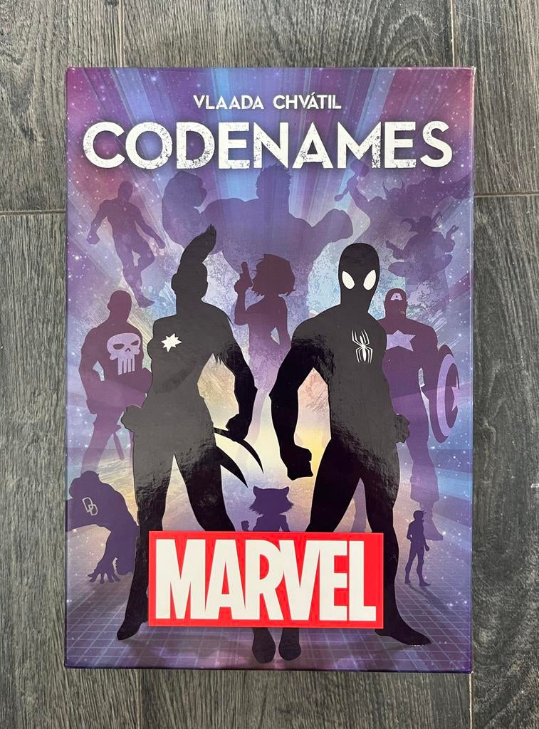 Codenames Marvel Edition Bordspel, nagenoeg nieuw!, Hobby en Vrije tijd, Drie of vier spelers, Ophalen of Verzenden, Zo goed als nieuw