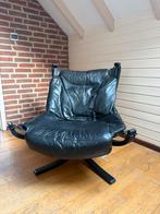 Falcon chair, vintage, Huis en Inrichting, Fauteuils, 75 tot 100 cm, Ophalen of Verzenden, 75 tot 100 cm, Leer