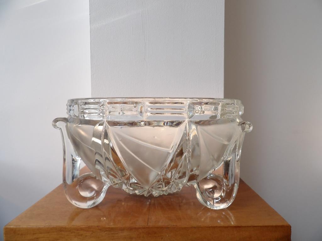 Art Deco Schaal/Coupe Libochovice/SKLO, Ophalen of Verzenden