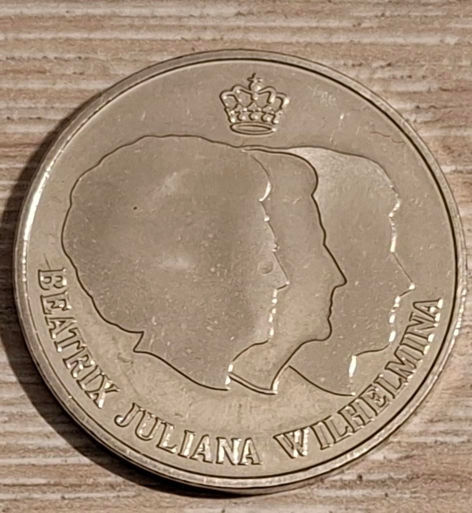 Rabobank 100 jaar Herdenkingsmunt 1998, Postzegels en Munten, Munten | Nederland, Ophalen of Verzenden, Koningin Beatrix, Overige waardes