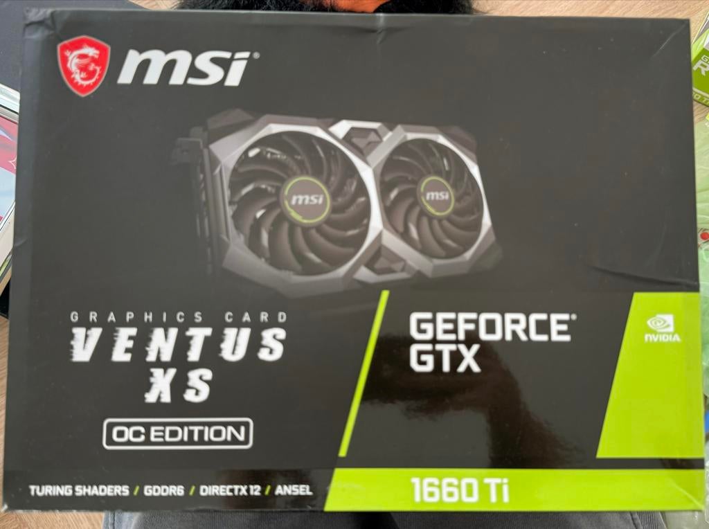 MSI GeForce GTX 1660 Ti Ventus XS OC Edition, Computers en Software, Videokaarten, PCI-Express 3, HDMI, GDDR6, Ophalen of Verzenden