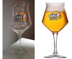 6 Dare to Drink Different bierglazen 33cl, Ophalen of Verzenden, Zo goed als nieuw, Glas of Glazen, Overige merken