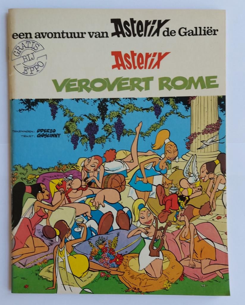 Asterix verovert Rome, Gelezen, Eén stripboek, Ophalen of Verzenden, Goscinny & Uderzo