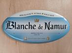 Blanche De Namur Origineel Reclamebord Metaal Met Reliéf N.M, Verzamelen, Biermerken, Ophalen, Nieuw, Reclamebord, Plaat of Schild
