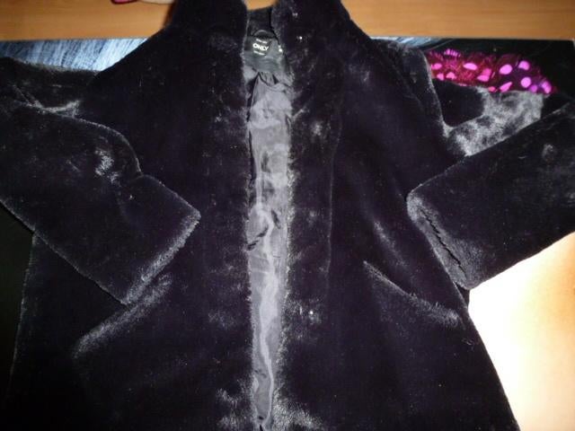 Xs zwart ,kort bont jas merk Only nieuw., Only, Zwart, Nieuw, Ophalen of Verzenden