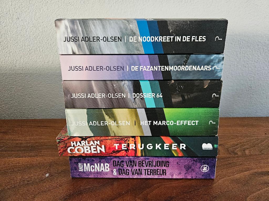 Adler-Olsen, Harlan Coben, Andy McNab, Boeken, Ophalen of Verzenden, Zo goed als nieuw, Jussi Adler-Olsen