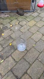 Hoge smalle vaas, Huis en Inrichting, Woonaccessoires | Vazen, Ophalen, Gebruikt, Overige kleuren, Glas