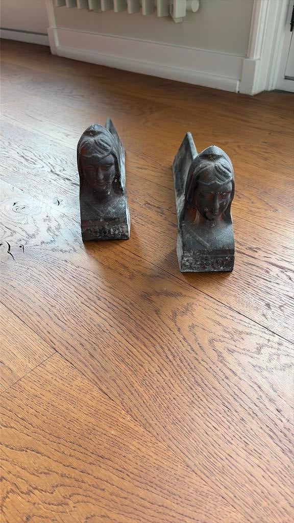 Gietijzeren open haard bokken, Ophalen, Gebruikt, Vrijstaande haard, Houthaard