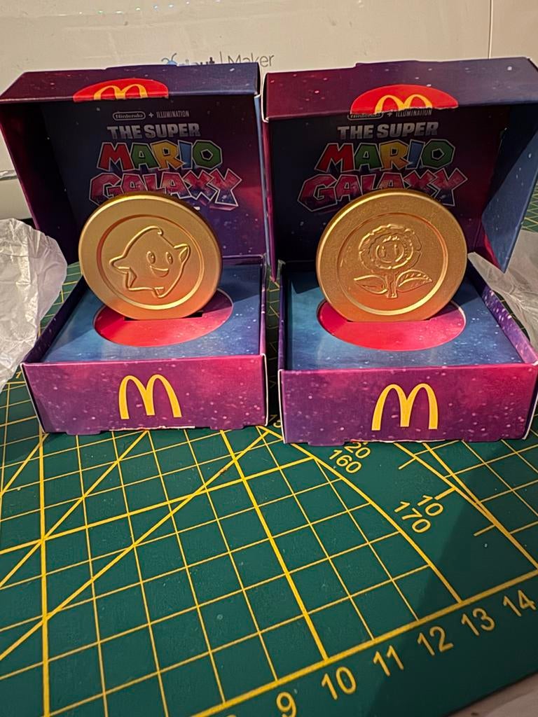 Mario McDonalds munten - Luma en Vuurroos, Verzamelen, Speelgoed, Ophalen of Verzenden, Nieuw