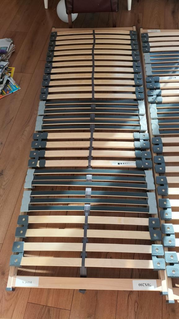 2x Lattenbodem Tosca 70x200 cm, Huis en Inrichting, Slaapkamer | Matrassen en Bedbodems, Gebruikt, Bedbodem, 70 cm of minder, 200 cm