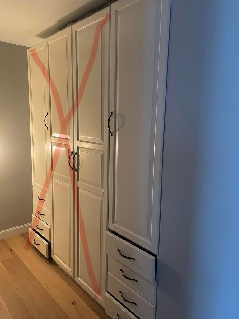 IKEA Pax kledingkast met 4 lades 50x60x236, Ophalen, Gebruikt, 200 cm of meer, 50 tot 100 cm