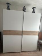 Kledingkast met 2 schuifdeuren (170x195x62 cm), Ophalen, Gebruikt, 150 tot 200 cm, 150 tot 200 cm