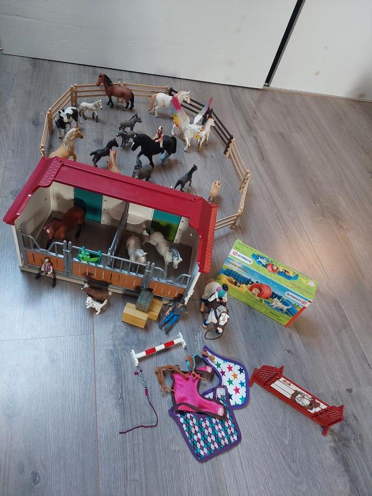Schleish paarden met toebehoren, Kinderen en Baby's, Speelgoed | Educatief en Creatief, Ophalen of Verzenden