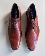 Leren Italiaanse veterschoenen van Paolo Sartori 44, Kleding | Heren, Schoenen, Ophalen of Verzenden, Zo goed als nieuw, Bruin