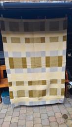 AaBe scheerwollen deken geblokt geel,groen, blauw, Gebruikt, Ophalen of Verzenden, AaBe, N.v.t