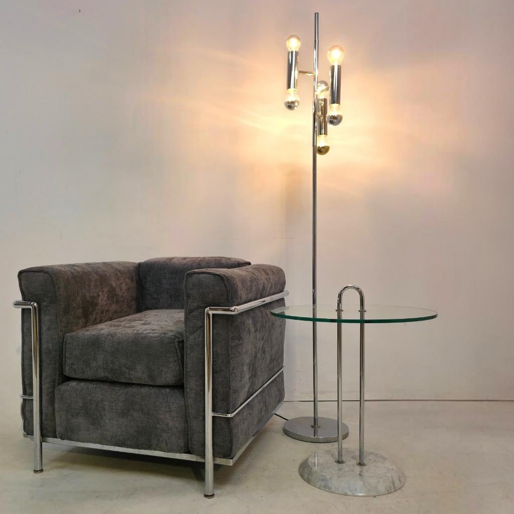 Cassina Le Corbusier lc2 vroeg model jaren 60/70 vintage, Ophalen of Verzenden, 75 tot 100 cm, Stof, 50 tot 75 cm
