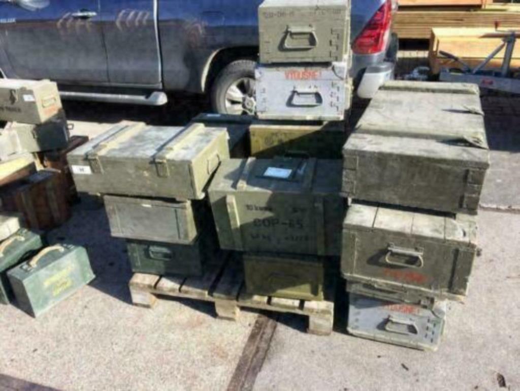 Legerkisten 25x36x90cm, decoratie , industrieel, Huis en Inrichting, Woonaccessoires | Kisten, Ophalen of Verzenden