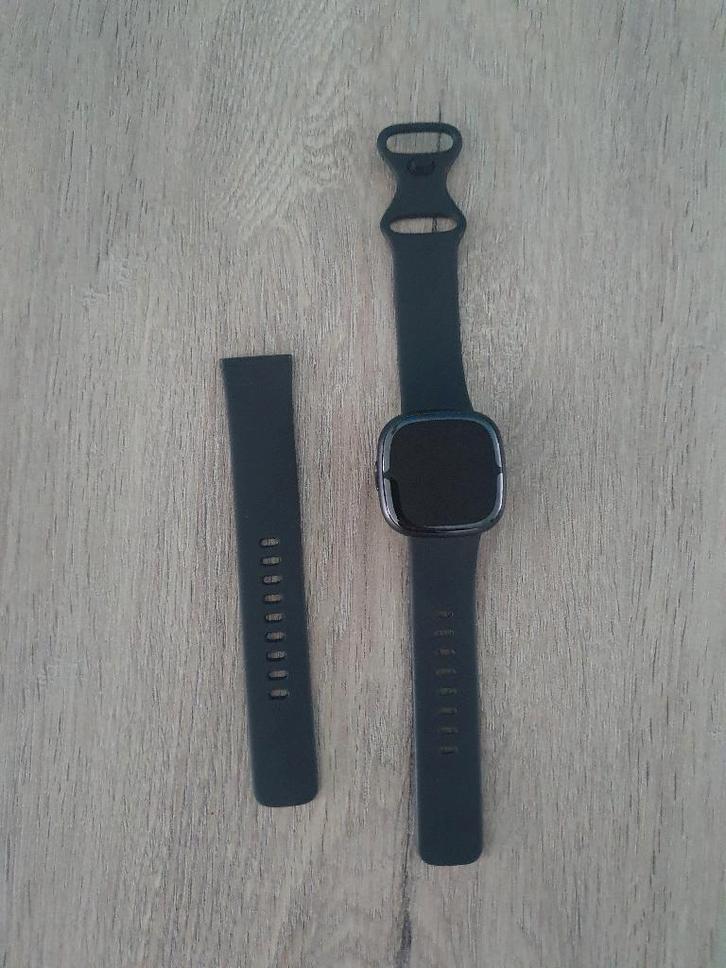 Fitbit Sense 2, Sieraden, Tassen en Uiterlijk, Smartwatches, Zo goed als nieuw, Android, Zwart, Afstand, Calorieverbanding, Conditie