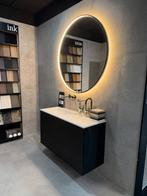 A-Kwaliteit Sanibell Badmeubel 120cm + Spiegel Complete Set, 100 tot 150 cm, Ophalen of Verzenden, Zo goed als nieuw, Minder dan 100 cm