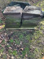 Rubberen tegels voor buiten - Gebruikt, Doe-het-zelf en Verbouw, Tegels, Ophalen, Gebruikt, 5 tot 10 m², Vloertegels