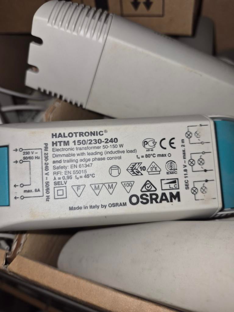 HALOTRONIC HTM 150/230-240 elektronische transformator, Ophalen of Verzenden