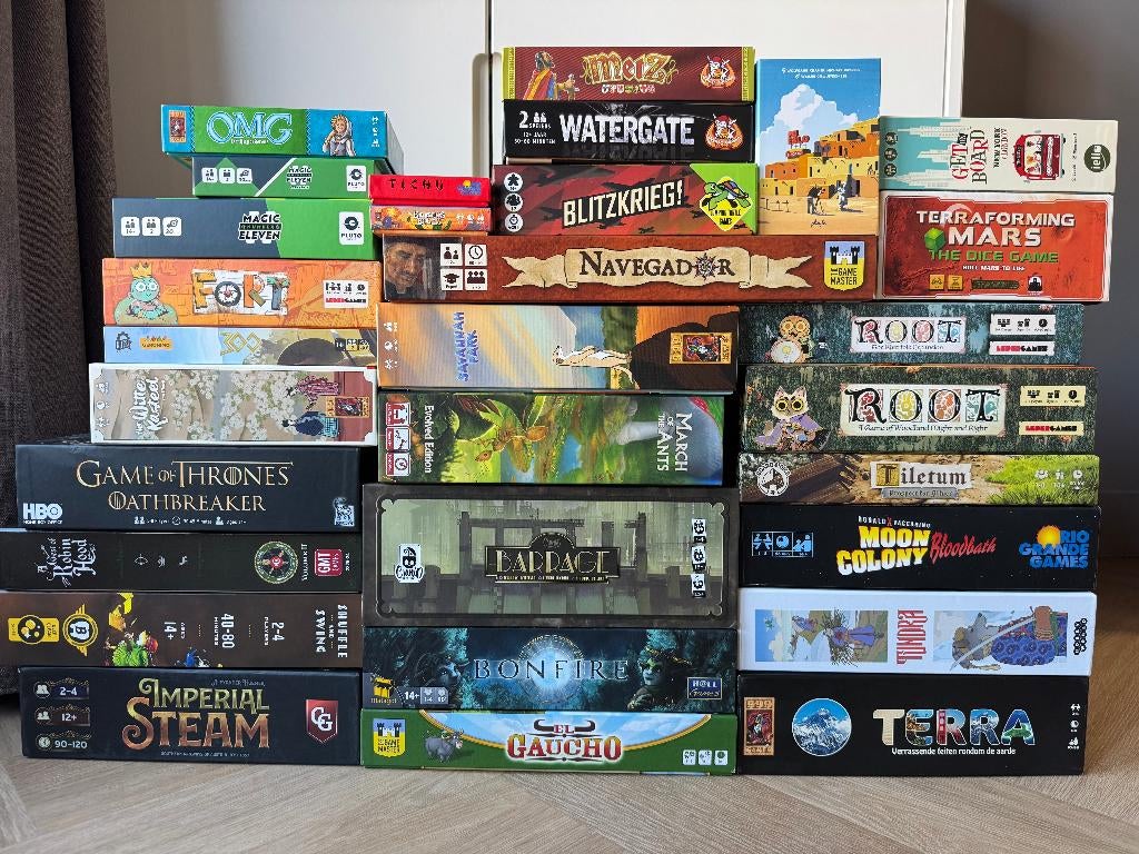 Diverse Bordspellen, Ophalen of Verzenden, Zo goed als nieuw