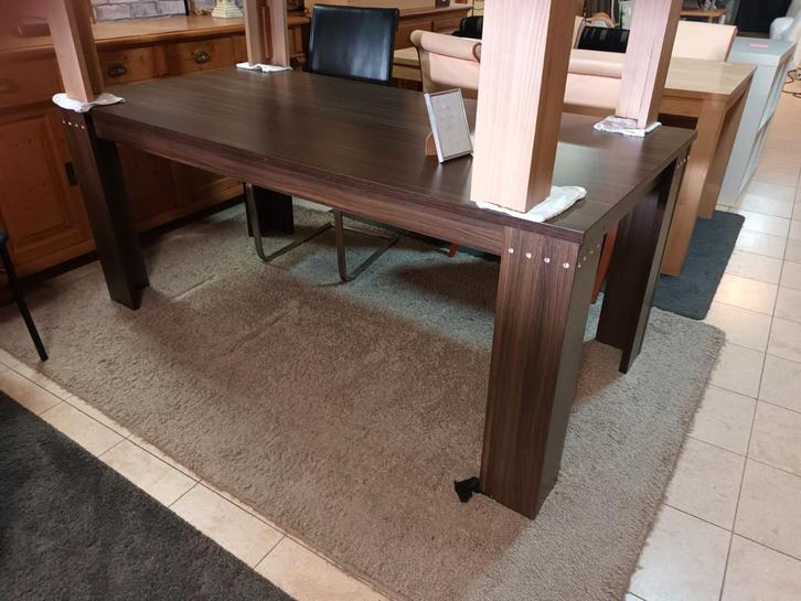 Mooie Donkere Eettafel met Glitters., Huis en Inrichting, Tafels | Eettafels, Gebruikt, 50 tot 100 cm, 150 tot 200 cm, Vijf personen of meer