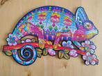 Wooden Puzzle kameleon 66g A4 206 houten stukjes, Ophalen of Verzenden, Minder dan 500 stukjes, Zo goed als nieuw, Legpuzzel