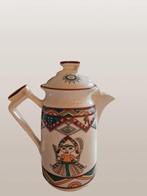 Mahban Ceramics Koffiepot met Handgeschilderd Design, Ophalen of Verzenden