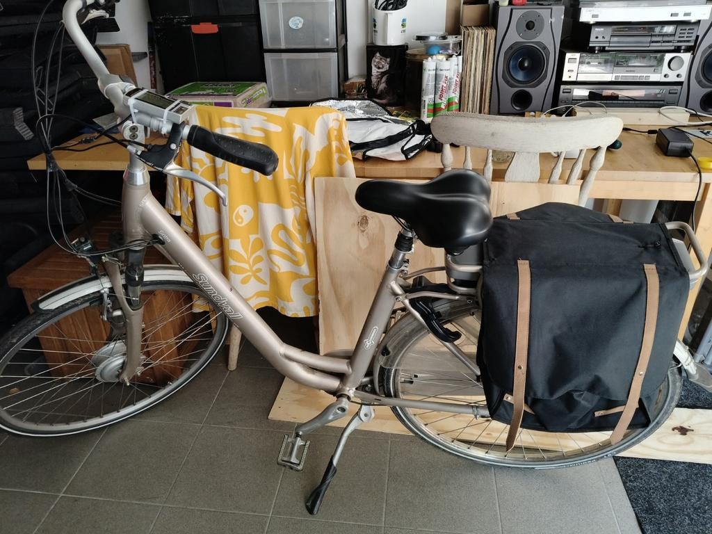 Sundvall E-bike - Comfortabele elektrische fiets, Gebruikt, 51 tot 55 cm, 30 tot 50 km per accu, Ophalen