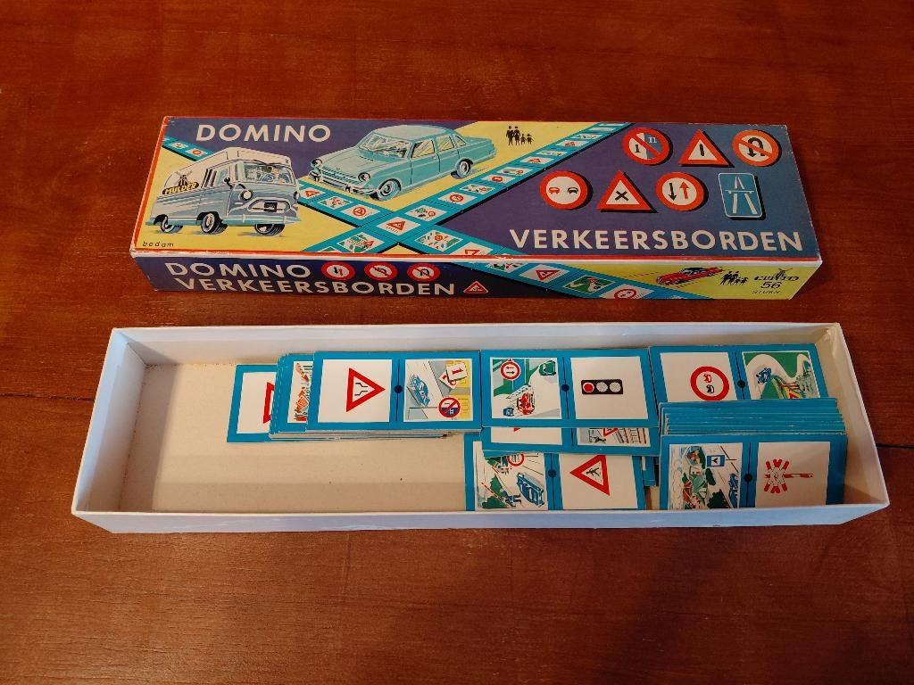 Domino verkeersborden bordspel, Ophalen of Verzenden