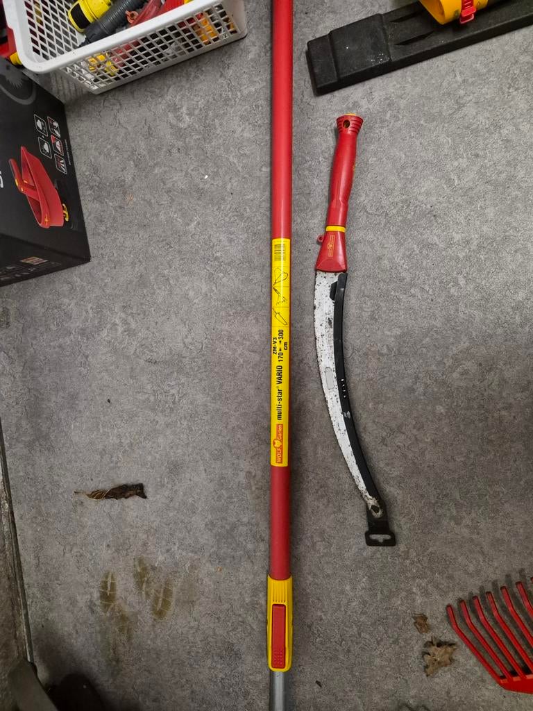 WOLF-Garten Takkenzaag met Vario Steel (170-300 cm), Tuin en Terras, Handzagen, Ophalen of Verzenden, Gebruikt, Takkenzaag, WOLF-Garten