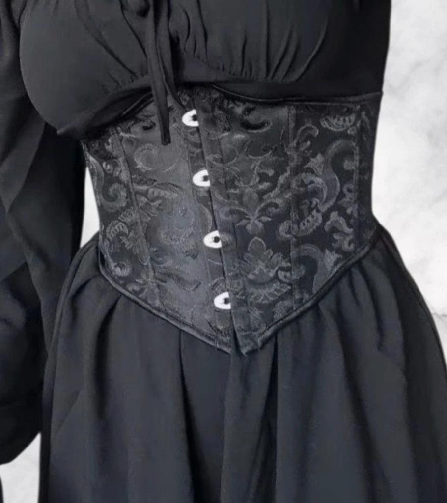 Zwart Corset/Bustier/Waist Trainer - Small (GLOEDNIEUW), Ophalen of Verzenden, Nieuw, Zwart, Overige typen