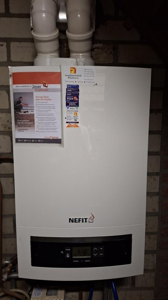 Nefit ProLine HRC 24 CW4 HR-ketel, Ophalen, 30 tot 80 cm, Gebruikt, Hoog rendement (Hr)