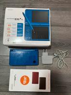 Nintendo DS XL Blauw - Compleet met doos en oplader, Spelcomputers en Games, Spelcomputers | Nintendo DS, Ophalen of Verzenden