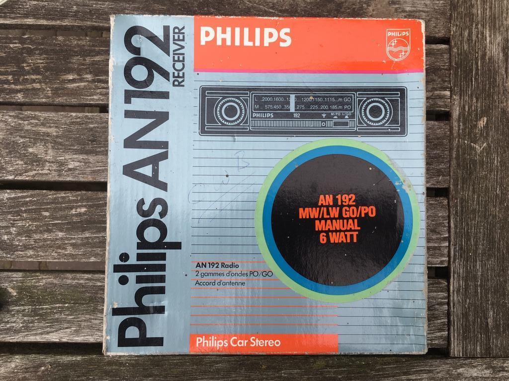 Vintage Philips autoradio AN192 Tuner, Auto diversen, Ophalen of Verzenden, Nieuw