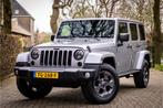 Jeep Wrangler Unlimited 3.6 Sahara Trekhaak Carplay Alpine, Auto's, Jeep, 450 kg, Gebruikt, Leder en Stof, 120 €/maand