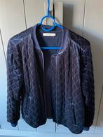 Donkerblauw velours jasje, Blauw, Ophalen of Verzenden, Zo goed als nieuw, Jasje