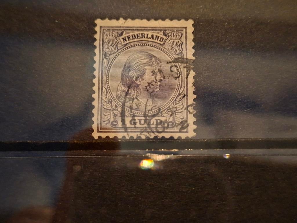 Nederlandse postzegel Koningin Wilhelmina 1891., Postzegels en Munten, Postzegels | Nederland, Ophalen of Verzenden