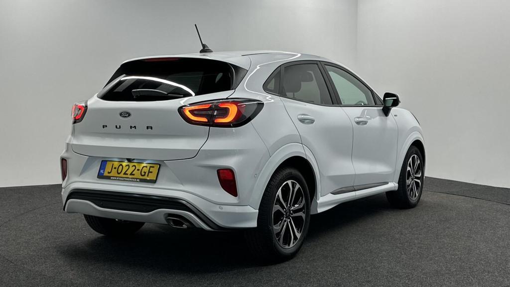 Ford Puma 1.0 EcoBoost Hybrid ST-Line CAMERA LM EC NAVI CARP, Auto's, Voorwielaandrijving, Stof, Met garantie (alle), Wit