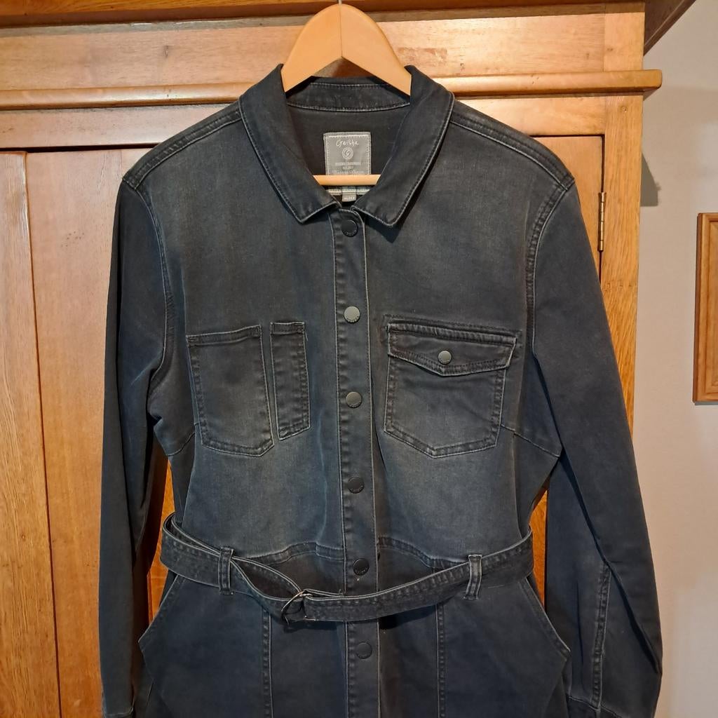 Dameskleding, Kleding | Dames, Jumpsuits, Ophalen of Verzenden, Zo goed als nieuw, Maat 46/48 (XL) of groter, Blauw