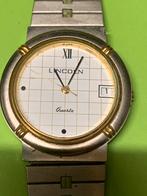 Lincoln herenhorloge met datum, Overige merken, Gebruikt, Staal, Polshorloge