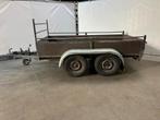 Hapert K 1300/dubbelaseer/ bakwagen/250x130/ 1300 kg, Auto diversen, Aanhangers en Bagagewagens, Ophalen of Verzenden, Gebruikt