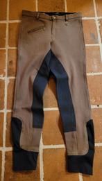 Paardrijbroek ELT maat 164 zandkleur / blauw, Ophalen, Kinderen, Zo goed als nieuw, Recreatie