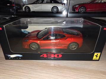 Ferrari 430 Scuderia 1:18 hotwheels elite  beschikbaar voor biedingen