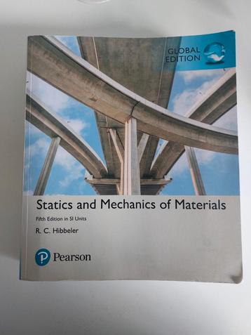 Statics and Mechanics of Materials fifth edition beschikbaar voor biedingen