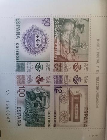 Spaanse Postzegels - Museo Postal beschikbaar voor biedingen
